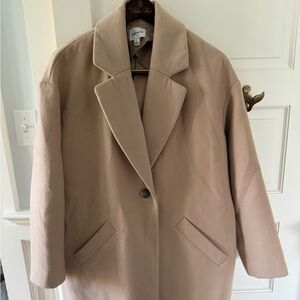 Elizabeth and James Tan Women's Dress Coat